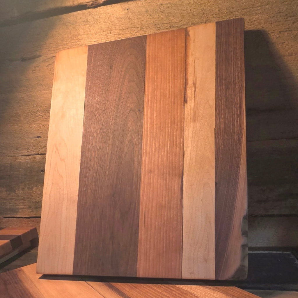 Mo Builds — The Pair | Handcrafted Walnut, Cherry & Maple Cutting Board Set
