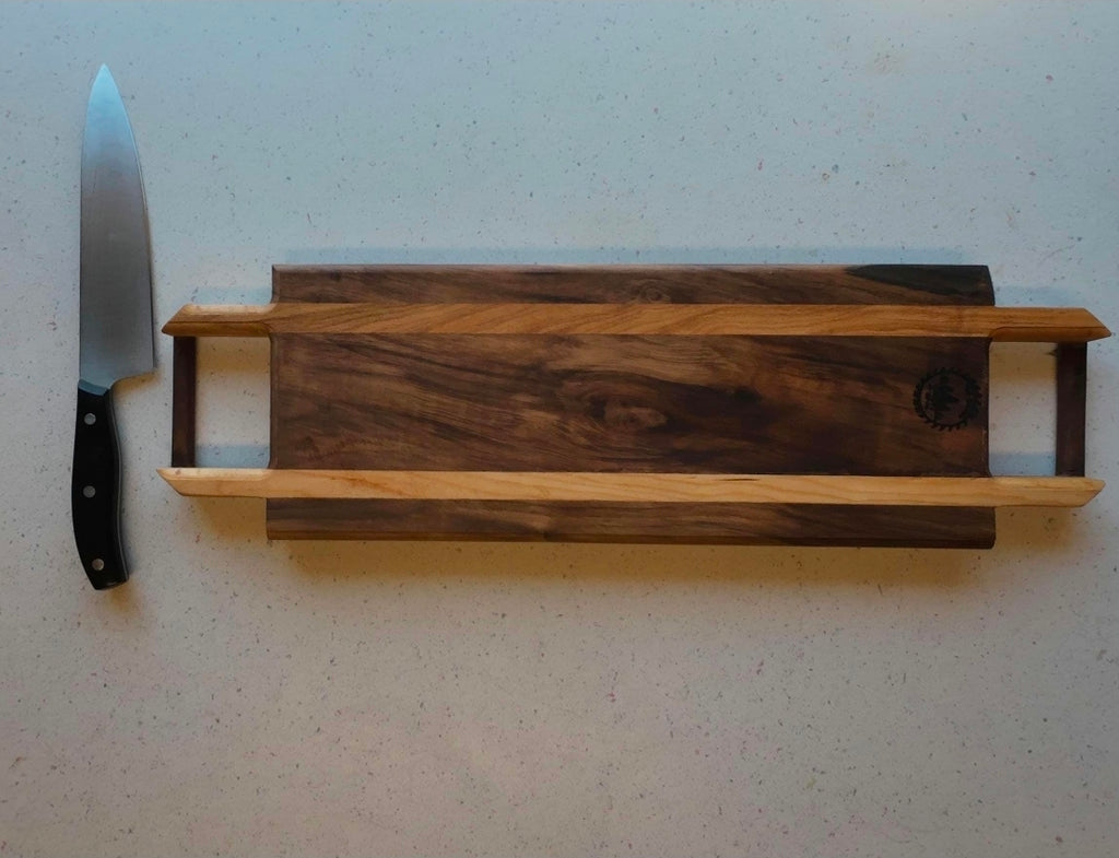 The Long Haul — Handcrafted Walnut Serving Board with Cutout Handle