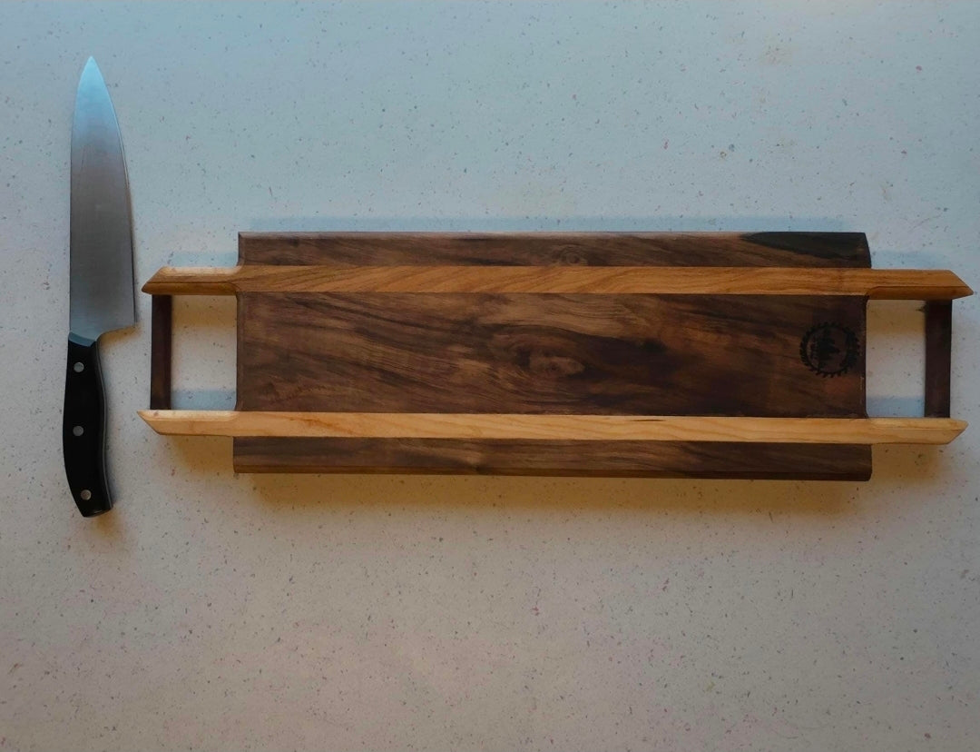 The Long Haul — Handcrafted Walnut Serving Board with Cutout Handle